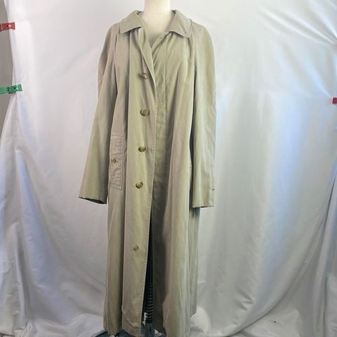 Burberry Men’s Long Plaid Lined Coat