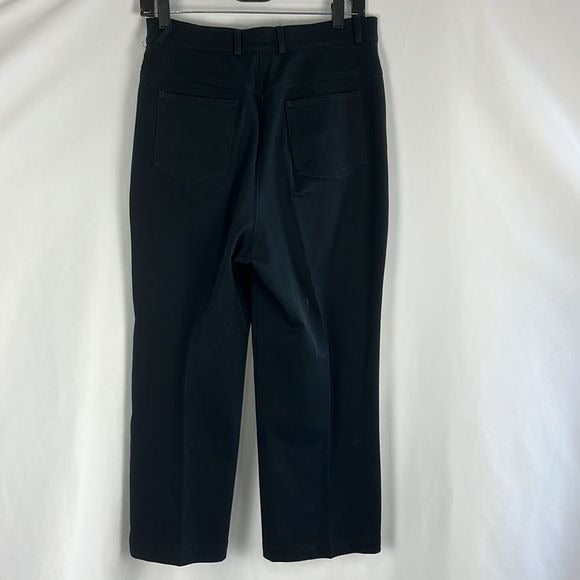 St John Navy Denim Crop Pants