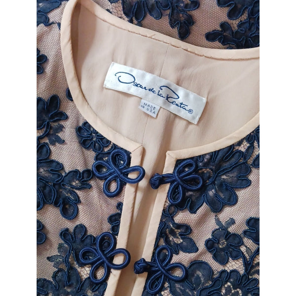 OSCAR DE LA RENTE RARE VINTAGE LACE OPERA JACKET