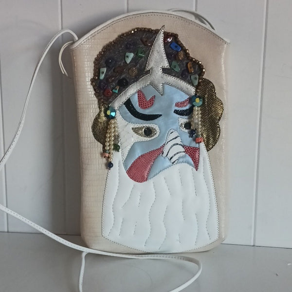 Rare VTG 80's W Beads/Pearls Bag