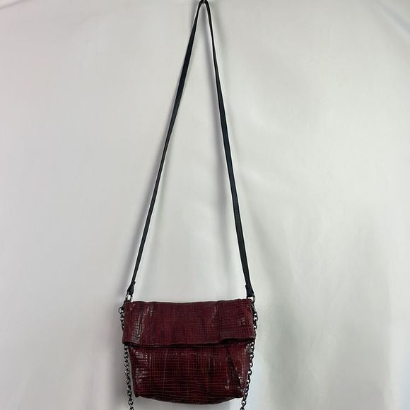 Daniella Lehavi Burgundy Woven Leather Bag