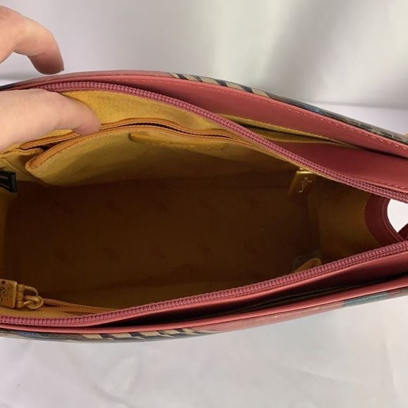 ICON Painted Leather Geisha Lady Bag