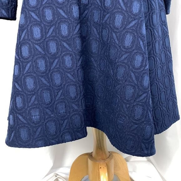 Lela Rose NWT Navy Brocade Dress