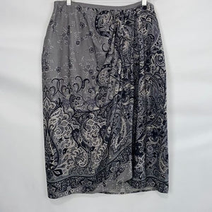 Lafayette 148 NWT Gray Print Skirt