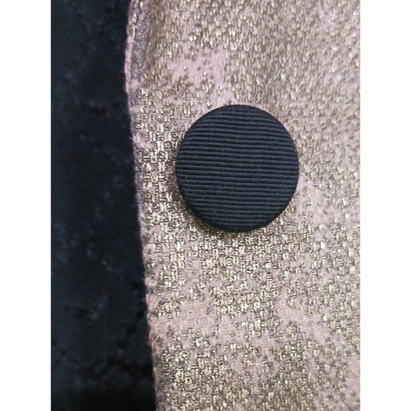 ZADIG AND VOLTAIRE METALLIC GOKD SNAKE BLAZER JACKET.