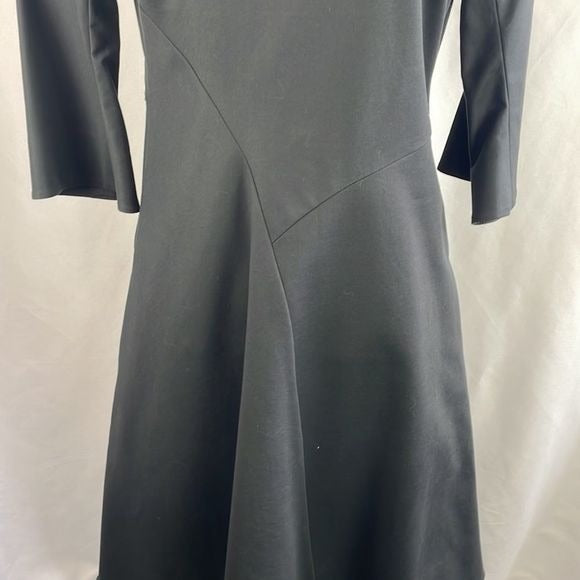 Dorothee Schumacher Black Fitted 3/4 Sleeve Dress