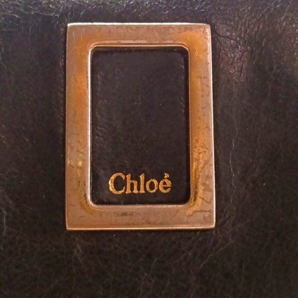 Chloé Black Leather Wallet
