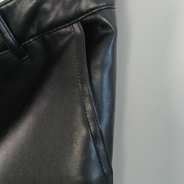 Wilfred Black Cargo Faux Leather Pants