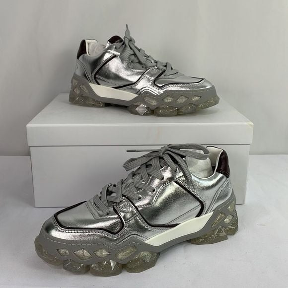 Jimmy Choo Nib Diamond x Trainer Sneakers