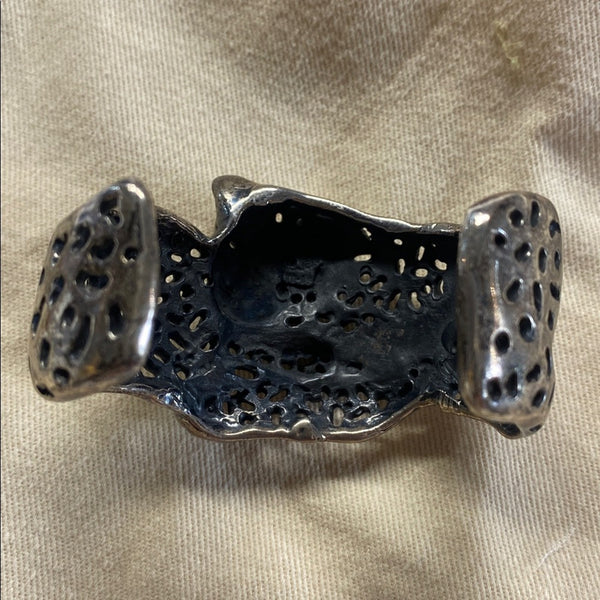 Emilia Castillo Vintage Sterling Jaguar Bracelet Cuff