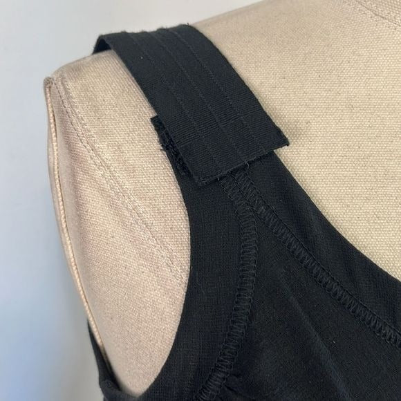 Dolce&Gabanna Black Cinched with Hook/eye detail dress