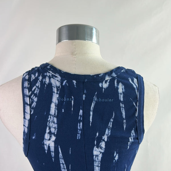 Proenza Schouler Blue Tie Dye Maxi Dress