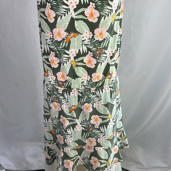 Joie Green Butterfly/ Jungle Silk Dress