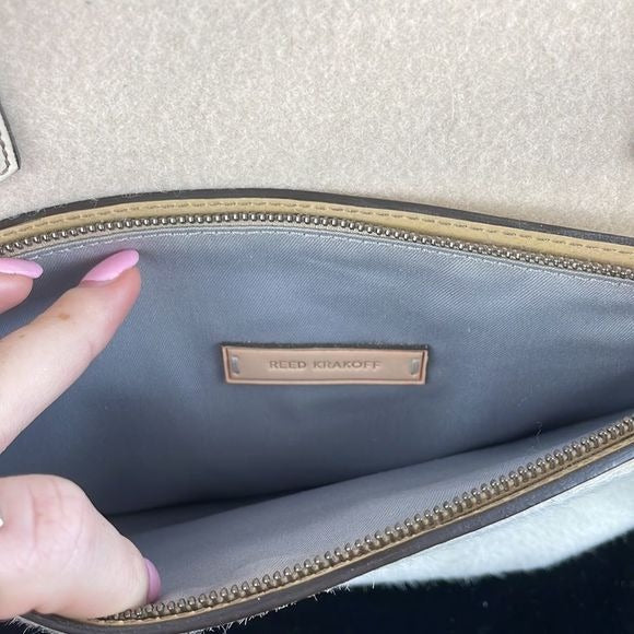 Reed Krakoff Pony Winter White Atlantique Bag