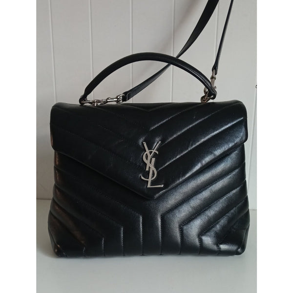 YVES ST LAURENT LOULOU TOP HANDLE BAG MATELASSE
