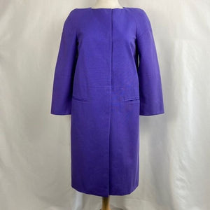 Emilio Pucci Purple Silk Cotton Blend Spring Jacket