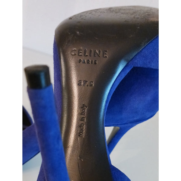 CELINE BLUE D'ORSAY PUMPS