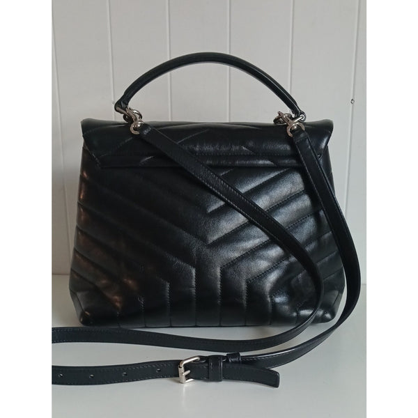YVES ST LAURENT LOULOU TOP HANDLE BAG MATELASSE