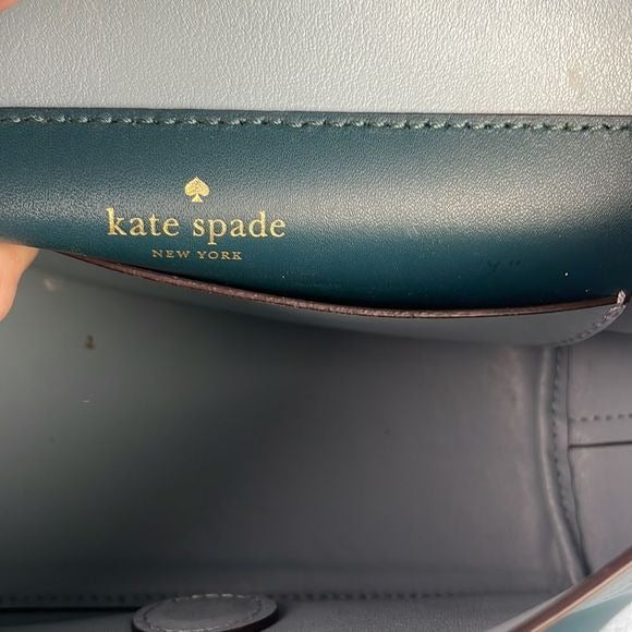 Kate Spade Teal Leather Cross Body Bag
