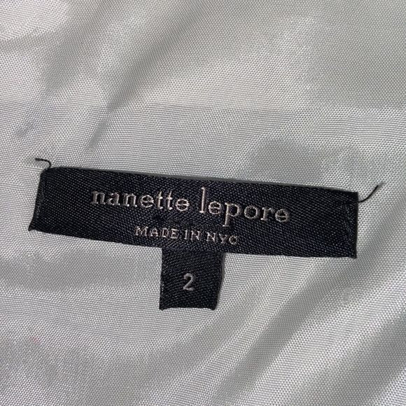 Nanette Lepore NYC Black Lace Cap Sleeve Dress