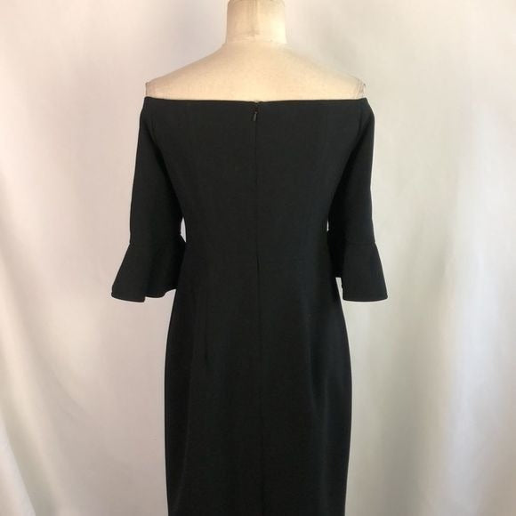 NWT Black Halo Black Off Shoulder Dress