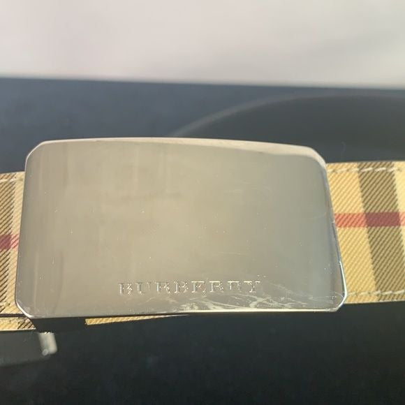 Burberry Men’s Reversible Vintage Checkered Belt