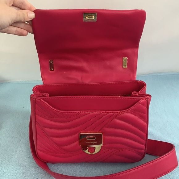 Salvatore Ferragamo NIB lexi pink crossbody bag