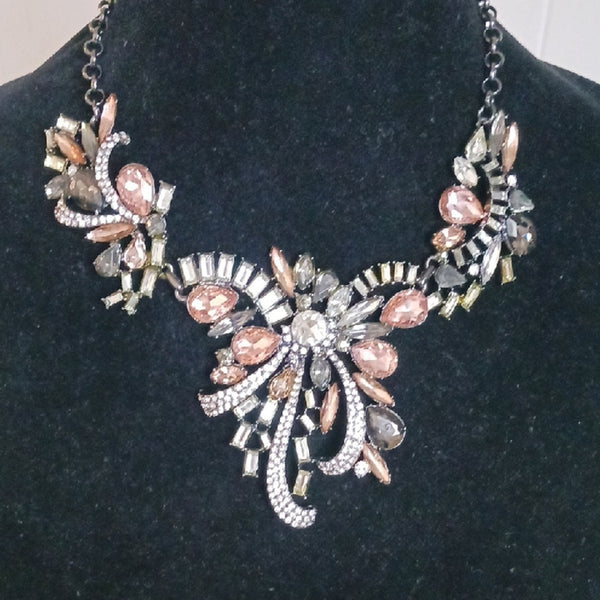 Joan Rivers Big Crystal Statement Necklace.