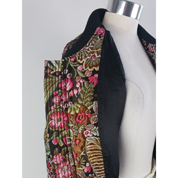 PHILLIPPE LIM MULTI BROCADE BOMBER JACKET