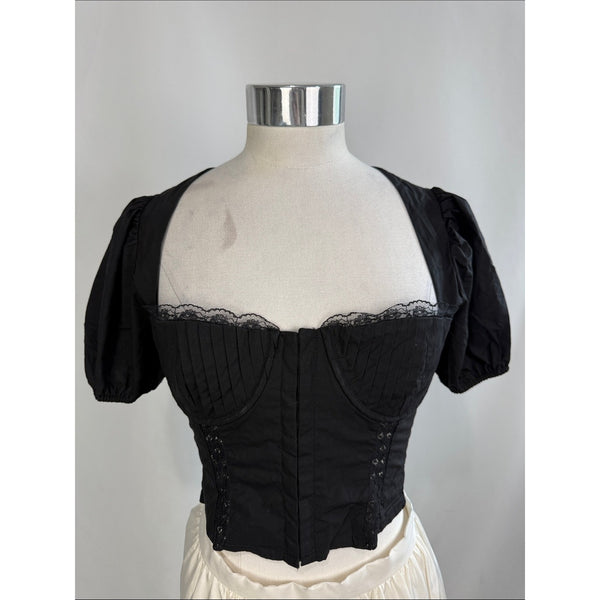 ASTR NWT BLACK CORSET CROP TOP