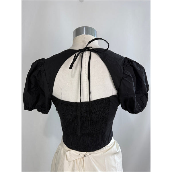 ASTR NWT BLACK CORSET CROP TOP