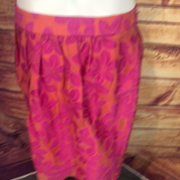 Moschino Pink Floral Skirt