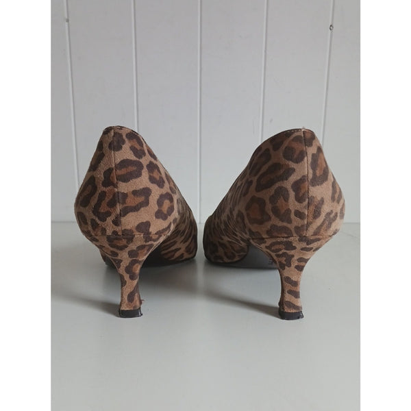 SALVATORE FERRAGAMO ANIMAL PRINT PONY PUMPS