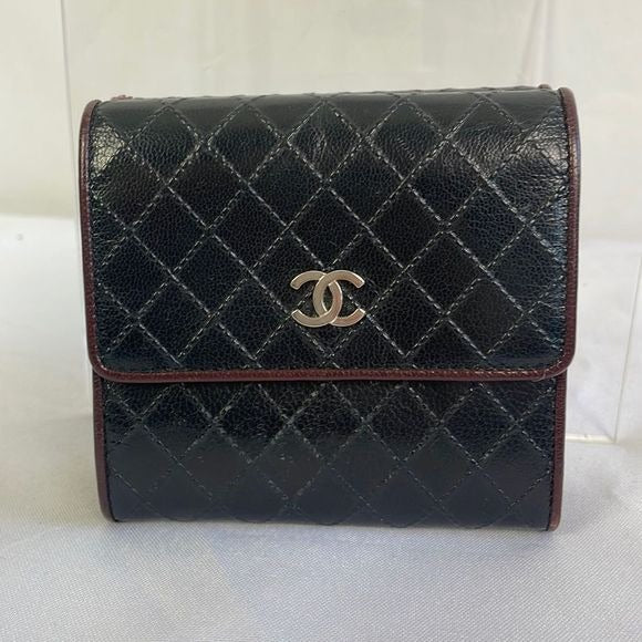 Chanel Black Quilted Wallet