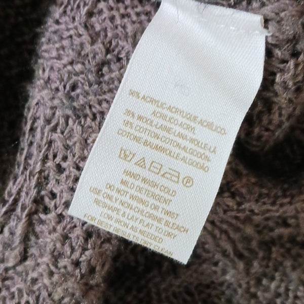 Free People Long Brown W Pockets Women's Cardigan