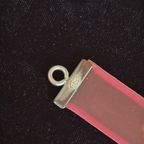 Vintage Chanel 2001 Camellia Silicone Logo Bracelet