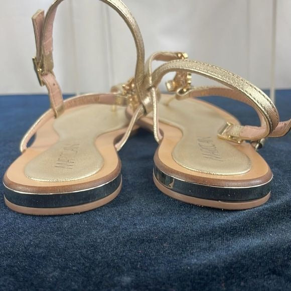 Marc Cain Gold with Cat Detail Flats