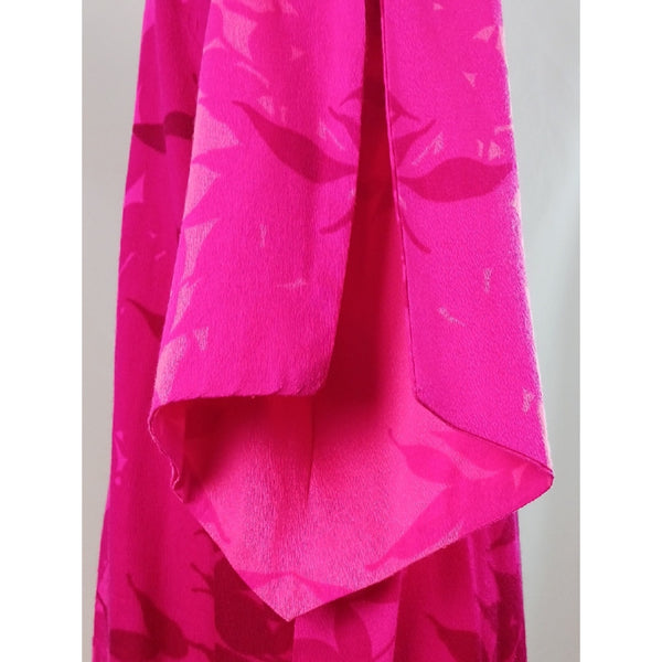 HAWAIIAN VTG PINK FLORAL DRESS.
