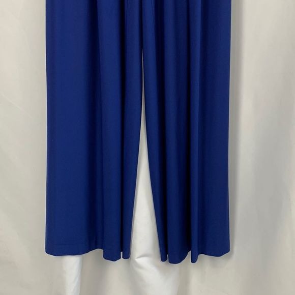 Norma Kamali Deep Blue V-Neck Vintage Jumpsuit