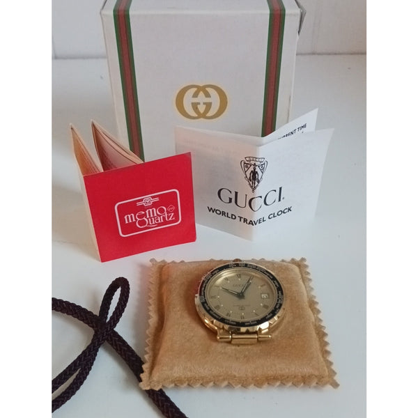 GUCCI New in Box TRAVEL POCKET ALARM WATCH