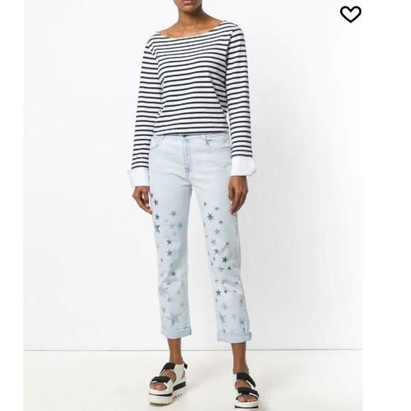 Stella McCartney Stars Straight Kick Jeans