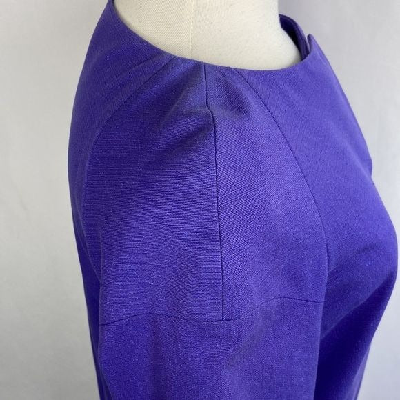 Emilio Pucci Purple Silk Cotton Blend Spring Jacket