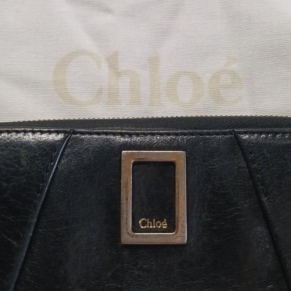 Chloé Black Leather Wallet