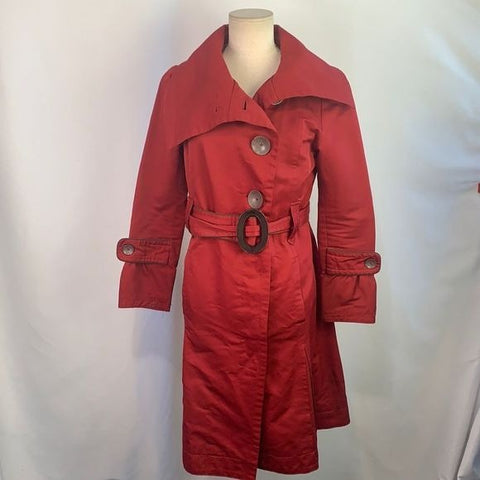 Soia & Kyo Red Trench Coat