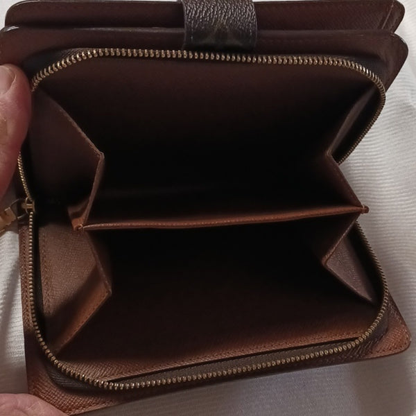 Louis Vuittone Vtg Zip And Snap/Fits Phone Wallet.