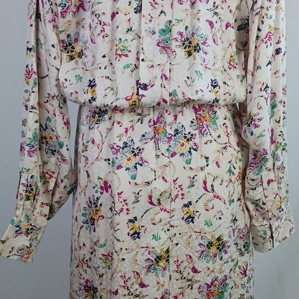 NWT Isabel Marant Ecru Floral Print Dress