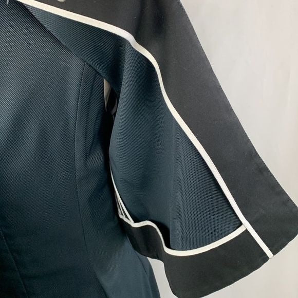 Fendi Navy Dress With Mesh Detail