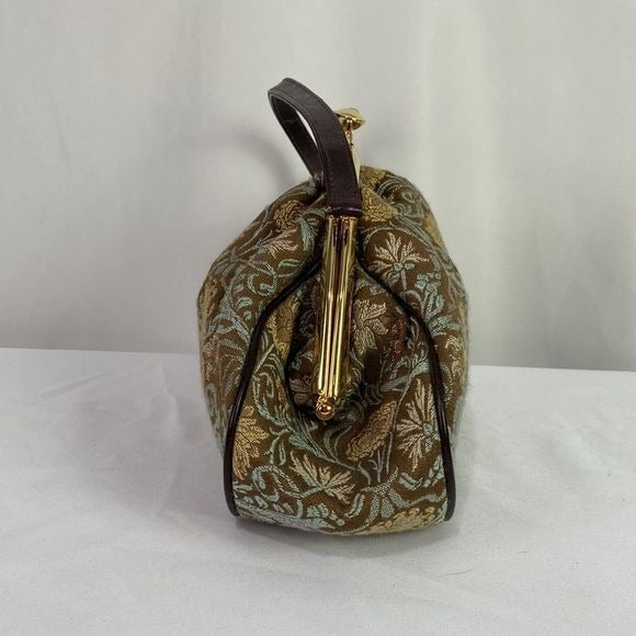 Glenda Geis Tapestry Print w/ Kiss Lock Bag