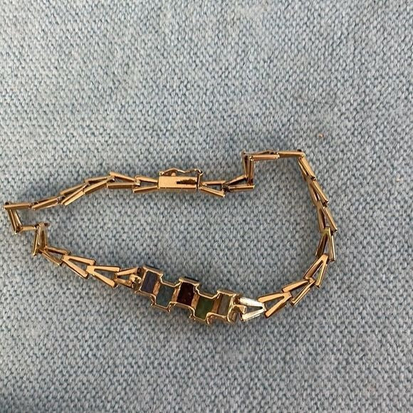 14kt Multi Stone Bracelet