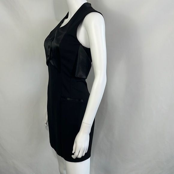 Alexander Wang Black Tuxedo Dress